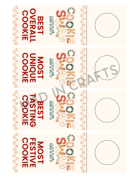 Cookie Swap Party Printable Bundle