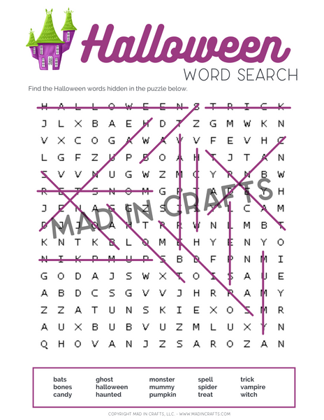 Halloween Activity Printable Bundle