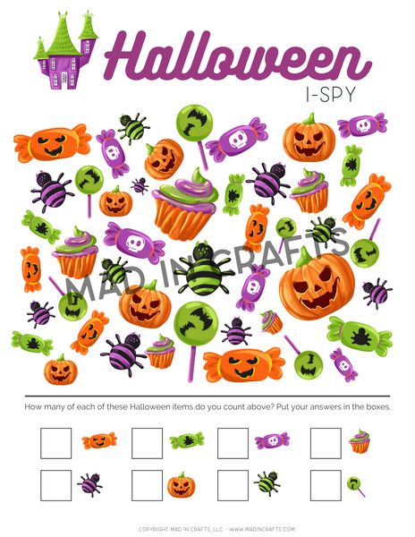Halloween Activity Printable Bundle