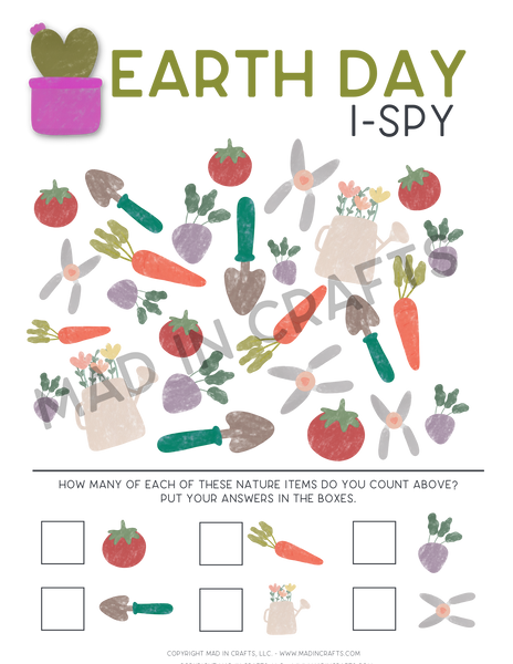 Earth Day Activity Printable Bundle