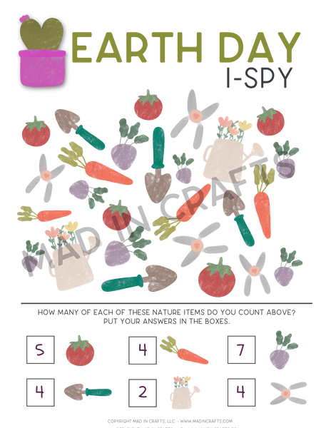 Earth Day Activity Printable Bundle