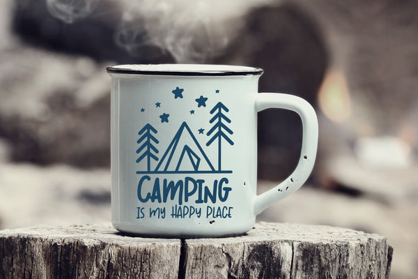 Camping is My Happy Place SVG File