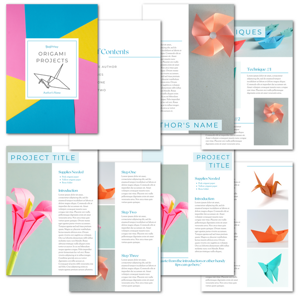 Clean Lines Step Out eBook Customizable Canva Template