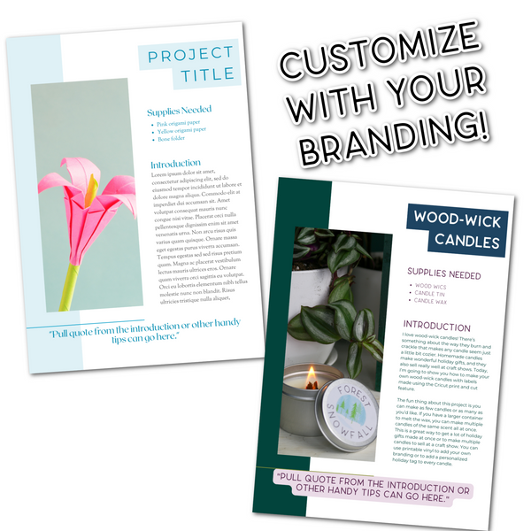 Clean Lines Step Out eBook Customizable Canva Template