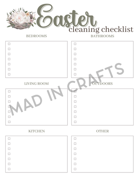 Easter Planning Printable Bundle
