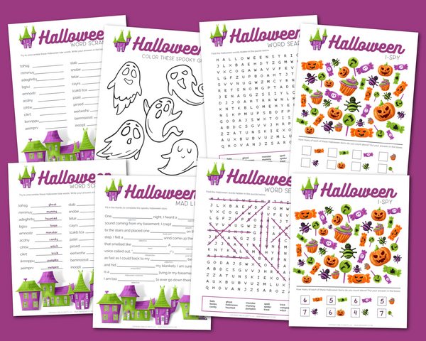 Halloween Activity Printable Bundle