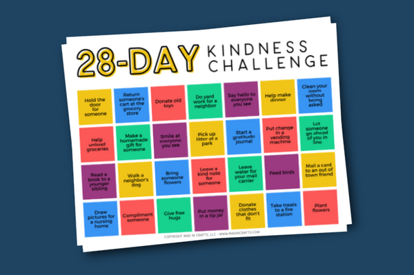 6 Challenge Calendars for Kids Printable Bundle