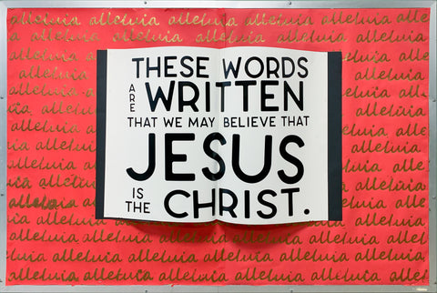These Words are Written Bulletin Board SVG
