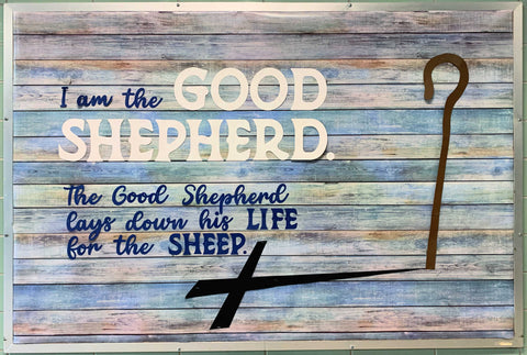 I Am the Good Shepherd Bulletin Board SVG