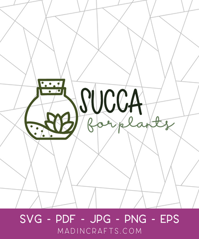 Succa for Plants SVG File