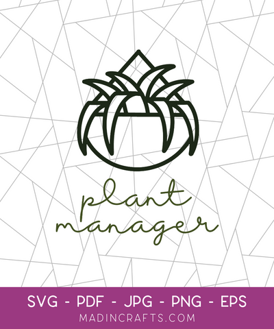 Plant Manager SVG File