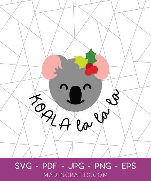 Koala La La La SVG File