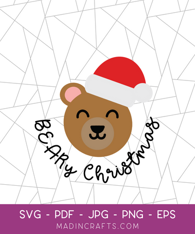 BEARy Christmas SVG File