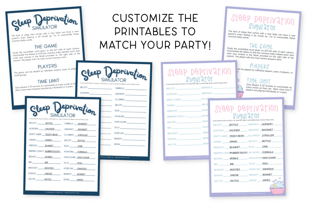 Editable Canva Baby Shower Party Game Templates Mad in Crafts Editable Canva Baby Shower Party Game Templates Mad in Crafts