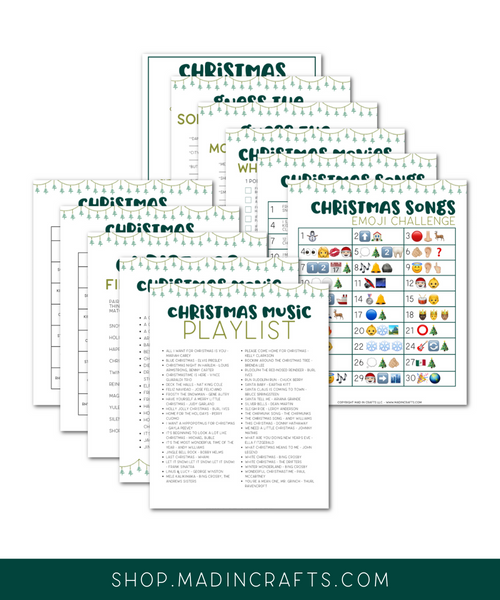 Christmas Party Game Printable Bundle