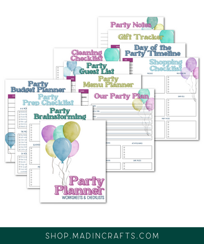 Complete Party Planning Printable Bundle