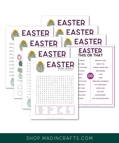Easter Activity Printable Bundle