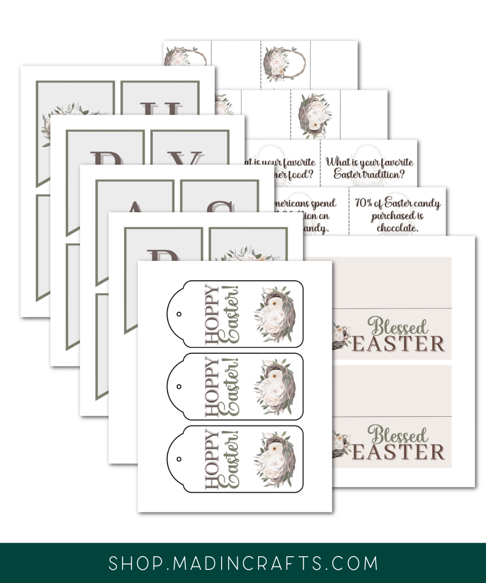 Easter Celebration Printable Bundle