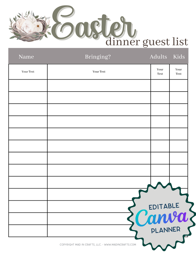 Editable Canva Easter Planner Template – Mad in Crafts editable-canva-easter-planner-template-mad-in-crafts