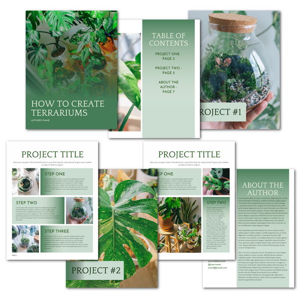 Gradient Step Out eBook Customizable Canva Template