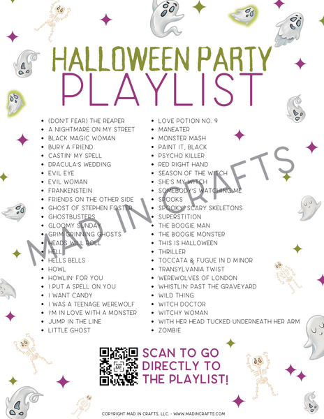 Halloween Party Game Printable Bundle