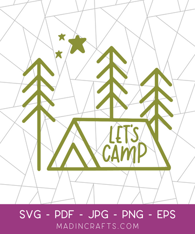 Let's Camp SVG File