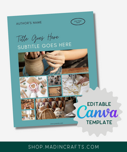 Modern DIY & Craft eBook Customizable Canva Template