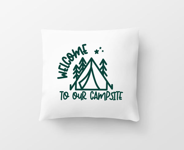 Welcome to Our Campsite SVG File