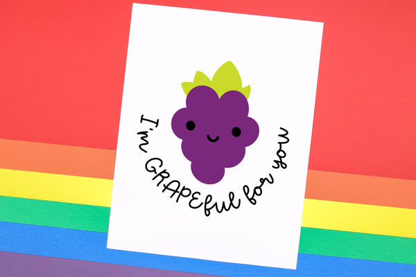 I'm Grape-ful for You SVG File