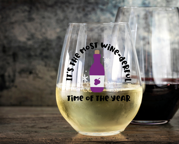 The Most Wine-derful Time of the Year SVG File